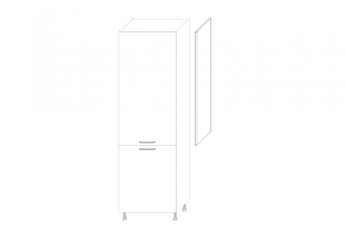 KAMMONO P2 Bok nakladany do Skrinky slupka - výš. 118 cm 