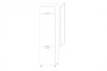 KAMMONO P2 Bok nakladany do Skrinky slupka - výš. 157 cm