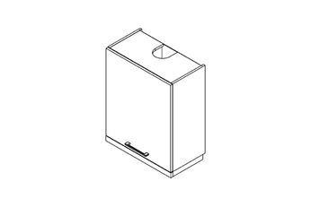 Skrinka Kuchynská závesná Kammono P2 W60.1/P digestorová do riadu nad plyta gazowa