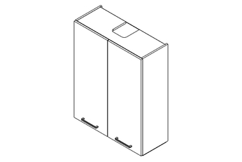 Skrinka Kuchynská závesná Kammono P2 WP8C80/100 digestorová do riadu nad plyta indukcyjna