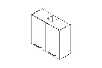 Skrinka Kuchynská závesná Kammono P2 WP8C80/71 digestorová do riadu nad plyta indukcyjna