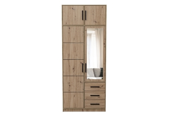 Skriňa dvojdverová z nadstawka Kos D2 100 cm - Dub artisan
