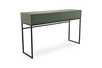 Toaletný stolík Genua so zásuvkami 137 cm - fľaškovo zelená