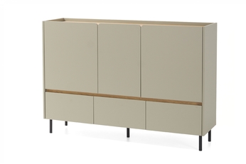 Komoda Luca 7 so zásuvkami 150 cm - eukaliptus / Dub baltic dune