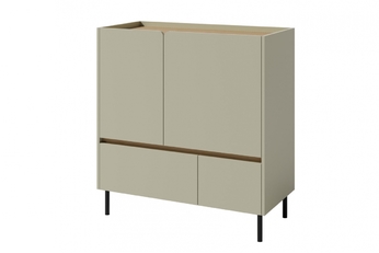 Komoda Luca 9 so zásuvkami 95 cm - eukaliptus / Dub baltic dune