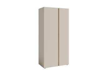Skriňa Altea 90 cm s dvomi dverami v pieskovo béžovej farbe a olejovaný dubový front