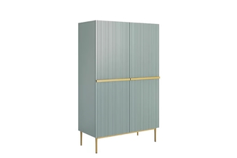 http://Kredenc%20Nicole%20z%20metalowymi%20uchwytami%20i%20nogami%20100%20cm%20-%20szalwia%20/%20zlote%20nozki%20-%20Limitowana%20oferta