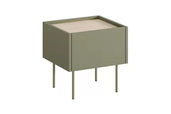 Nočný Stolík Desin z szuflada 45 cm - Oliva / Dub nagano