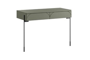 Toaletný stolík Sonatia 100 cm s dvoma zásuvkami  - Oliva