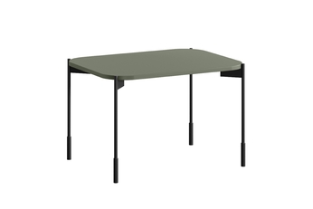 Stolík kawowy Sonatia 70 cm prostokatny na kovových nohách - Oliva