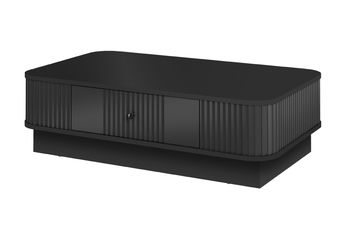 Stolík kawowy z szuflada Vesper 103x60 cm - Čierny / Čierny Úchytka Stolík kawowy z szuflada Vesper 103x60 cm - Čierny / Čierny Úchytka