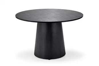 Stôl okragly Ginter 120 cm - Čierny