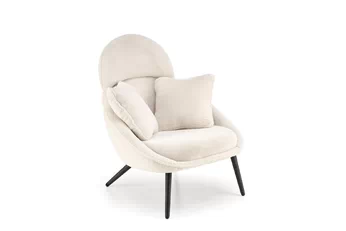 Kreslo odpočinkové Velmina - Krémový plusz