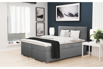 Boxspring posteľ Alvares 180x200 - látka Sawana 21 - Výpredaj