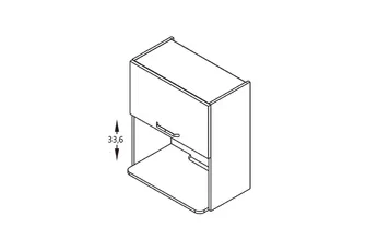 KAMMONO M4 WOM60/71 - Skříňka závěsná do zabudowy mikrofali wolnostojacej 