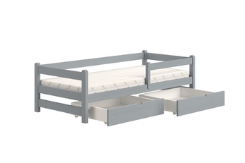 Detská posteľ prízemná Alis DP 018 - šedý, 90x180