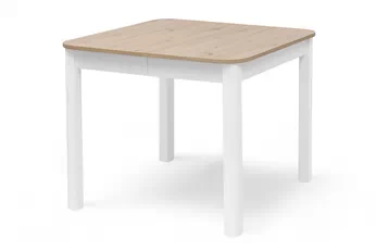 Stůl rozkladany Biatro 90-130x90 cm - dub artisan / bílá