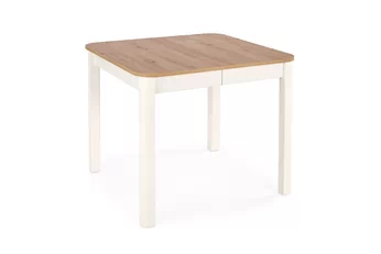 Stôl rozkladany Biatro 90-130x90 cm - Dub artisan / Biely