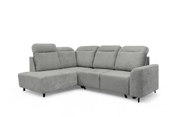 Rohová sedacia súprava Magnis L s funkciou spánku Ľavá strana - šedý šenil Perfect harmony 85