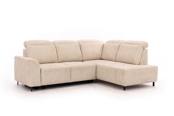 Rohová sedacia súprava Magnis L s funkciou spánku pravá strana - Béžová plecionka Magni 206.03 - Koncovka Série