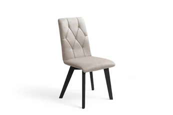 židle čalouněné Modern 5 na drewnianych nogach - béžová Salvador 02 / černé nožičky