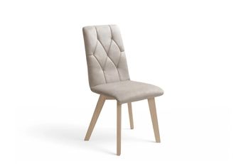 židle čalouněné Modern 5 na drewnianych nogach - béžová Salvador 02 / Nohy buk