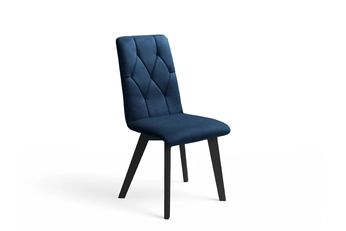 židle čalouněné Modern 5 na drewnianych nogach - námořnická modrá Salvador 05 / černé nožičky