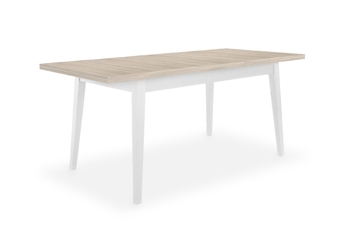 stôl rozkladany 200-250 Paris na drewnianych nogach - Dub sonoma / biale Nohy