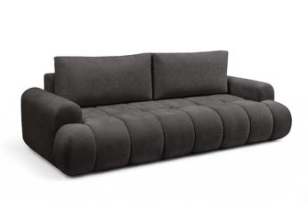 Pohovka Lutario s funkciou spánku - ciemnoszara plecionka hydrofobowa Venice 2021