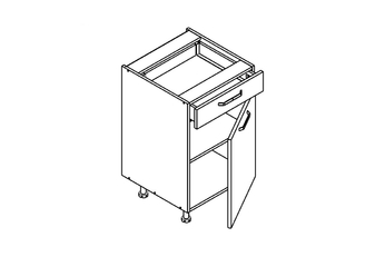 KAMMONO P4 DSS50/1 - Skříňka spodní z szuflada Starmotion Slim