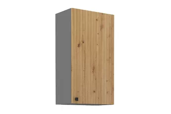 Skříňka závěsná kuchyňská vysoká Lesis 50 G-90 1F - Dub artisan lamel / Antracytová