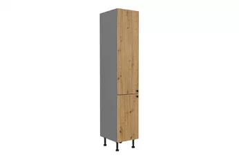 vysoký regál kuchenny Lesis 40 DK-215 2F - Dub artisan lamel / Antracytová