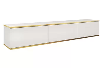 Függő TV-szekrény Lurona 175 cm - bialy 