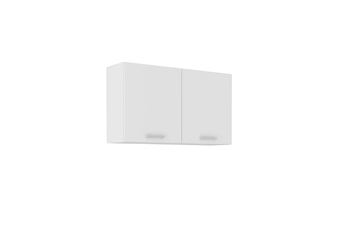 Skříňka kuchyňská závěsná Mirana H 100/58 - Bílý Laminát
