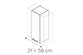 KAMMONO F4 F7 F8 - W__.1/90_SPEC Skříňka závěsná regulowana