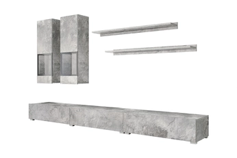 Obývací stěna pro obývacího pokoje Baros 10 - světlý beton