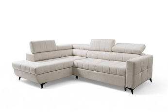 Rohová sedací souprava Nardo L rozkládací levá - béžová šenil latwoczyszczacy Taro 04 Rohová sedací souprava Nardo L rozkládací levá - béžová šenil latwoczyszczacy Taro 04