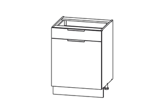 Skrinka Kuchynská dolná z jedna szuflada KAM SET DS60.1/1