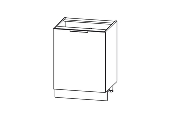 Skrinka Kuchynská dolná jednodverová KAM SET D60.1
