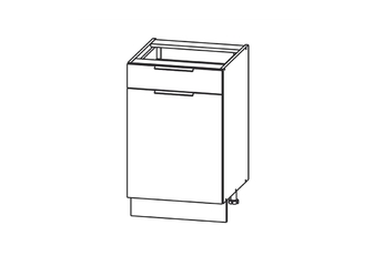 Skrinka Kuchynská dolná z jedna szuflada KAM SET DS50.1/1