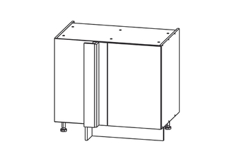 Skříňka kuchyňská spodní rohová KAM SET DPRP 110x65