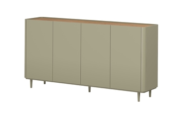 Komoda Elivo 200 cm na nožkách - eukaliptus / dub baltic dune