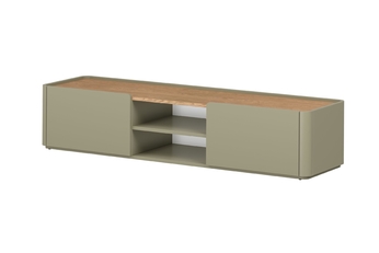 skříňka RTV Elivo 170 cm - eukaliptus / dub baltic dune
