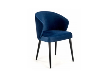 Stolička čalúnená Alagon z drewnianymi nogami