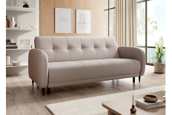 Pohovka Linda rozkladana pro obývacího pokoje - ciemno béžová welwet Jasmine 25