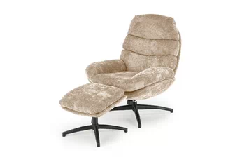 dario Kreslo odpočinkové z podnozkiem, béžový