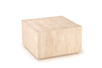 Stolík kawowy kwadratowy Novula 60 cm - Travertín
