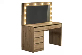 Toaletka Hollywood XL 120 cm - stejar artizanal