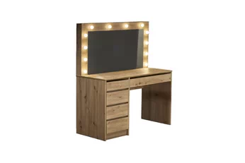 Toaletný stolík Velinio XL 120 cm - Dub artisan