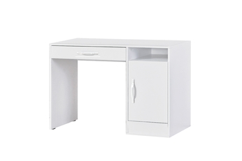 Písací stôl mlodziezowe Lomaro 120 cm z szuflada - Biely / Úchytka Biely